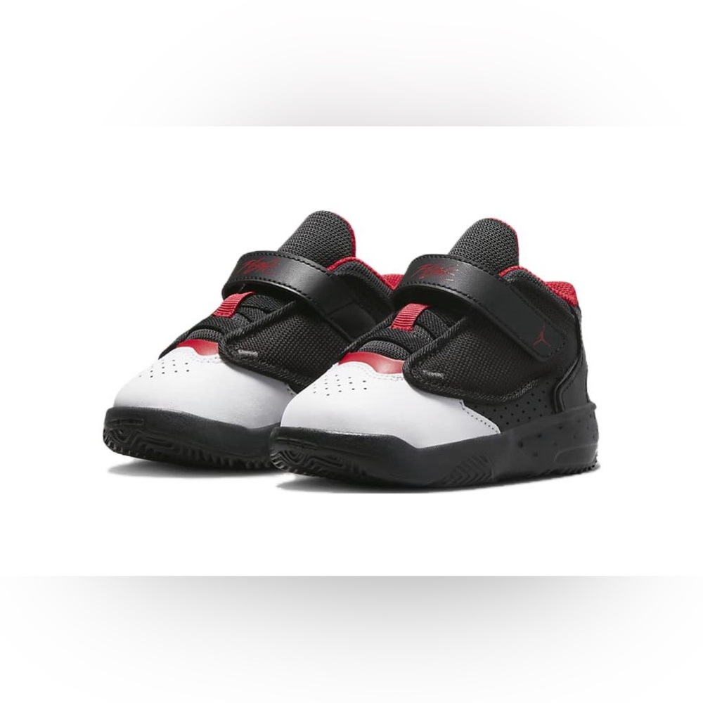 Nike Air Jordan Max Aura 4 Black White Gym Red Sneakers Shoes Classic Toddler